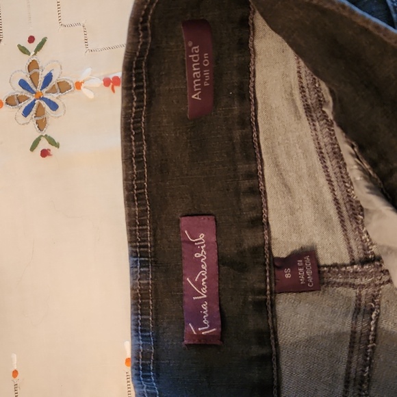 NEW  *Amanda* GV- Sz 8S(short)- pull on Jeans- BLACK - Picture 3 of 5